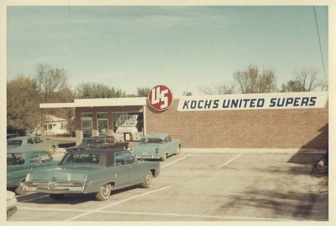 The Sweet Springs Market, Sweet Springs, MO. 1965. 